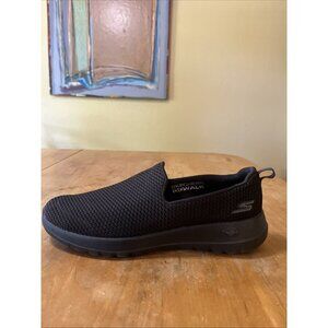 Skechers Shoes Womens 9 /39 Black SlipOn Go Walk Joy Comfort Goga Max Walking
